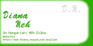 diana meh business card